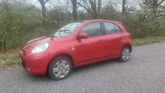 Farve: bordeauxmetal Brugt 2012 Nissan Micra Tekna Hatchback | 36.900 kr. (Fair pris)