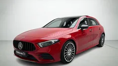 Rød Brugt 2018 Mercedes A200 AMG line Hatchback | 239.980 kr. (Fair pris)