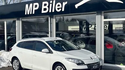 Brugt Renault Mégane III Dynamique 110 HK (80 kW) 2012 Hvid Stationcar