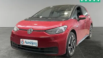 Brugt VW ID.3 Pro 106 kW (145 HK) 2022 Rød metal Hatchback