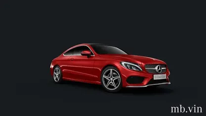 Rødmetal Brugt 2016 Mercedes C220 AMG line Coupe | 259.900 kr.