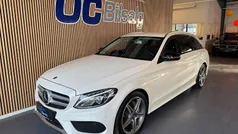 Hvid Brugt 2017 Mercedes C220 AMG line Sedan | 214.800 kr. (Fair pris)