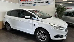 Hvid Brugt 2018 Ford S-MAX Titanium MPV | 124.900 kr. (God pris)