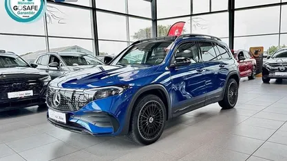 Blåmetal Brugt 2024 Mercedes EQB250+ AMG line SUV | 364.700 kr. (Fair pris)