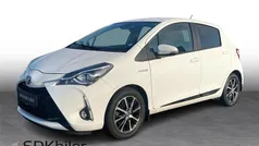 Hvid Brugt 2018 Toyota Yaris Hybrid H3 Hatchback | 124.900 kr. (Fair pris)