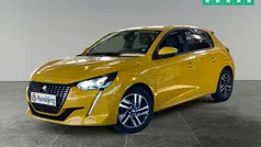 Gul Brugt 2021 Peugeot 208 Allure Hatchback | 134.500 kr. (Fair pris)