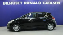 Sortmetal Brugt 2018 Peugeot 208 Allure Sky Hatchback | 74.900 kr. (God pris)