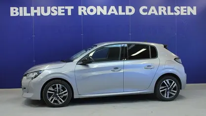 Brugt Peugeot 208 Allure 100 HK (73 kW) 2023 Sølvmetal Hatchback