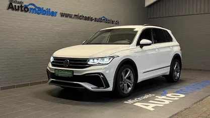 Hvid Brugt 2021 VW Tiguan R-line SUV | 339.900 kr. (Fair pris)