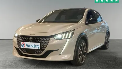 Brugt Peugeot e-208 GT 100 kW (136 HK) 2022 Hvid Hatchback