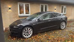 Sort Brugt 2019 Tesla Model 3 Long Range AWD Sedan | 124.900 kr. (God pris)