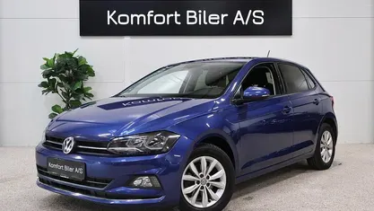 Blåmetal Brugt 2018 VW Polo Highline Hatchback | 129.800 kr. (Fair pris)