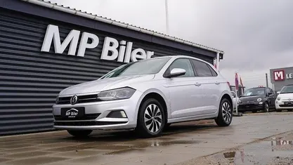 Brugt VW Polo Comfortline 95 HK (69 kW) 2019 Sølvmetal Hatchback