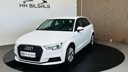 Hvid Brugt 2017 Audi A3 Sportback Hatchback | 119.700 kr. (Fair pris)