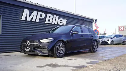 Brugt Mercedes C220 AMG line 200 HK (147 kW) 2022 Sortmetal Stationcar