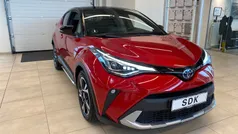 Flame red/ astral black Brugt 2022 Toyota C-HR Multidrive S SUV | 249.900 kr. (Fair pris)