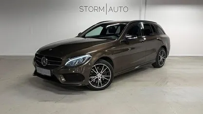 Brunmetal Brugt 2015 Mercedes C250 AMG line Stationcar | 165.000 kr. (Super pris)