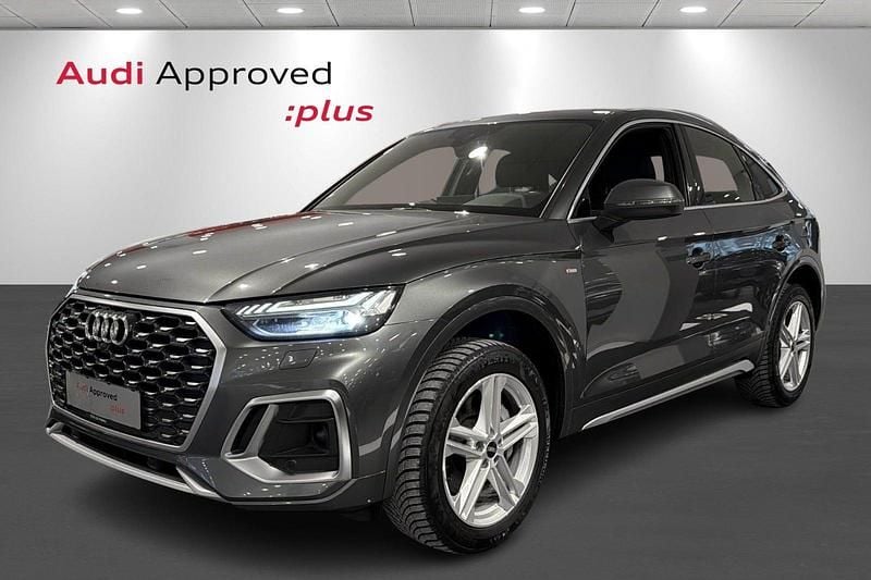 Gråmetal Brugt 2021 Audi Q5 Sportback S-Line SUV | 359.900 kr. - Billede 1/4