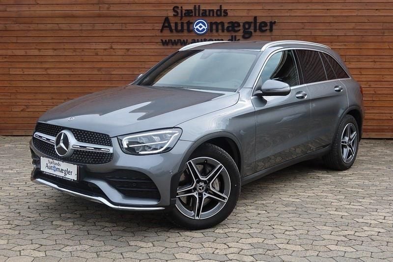 Grå Brugt 2020 Mercedes GLC300 AMG line SUV | 500.000 kr. (Super pris) - Billede 1/4