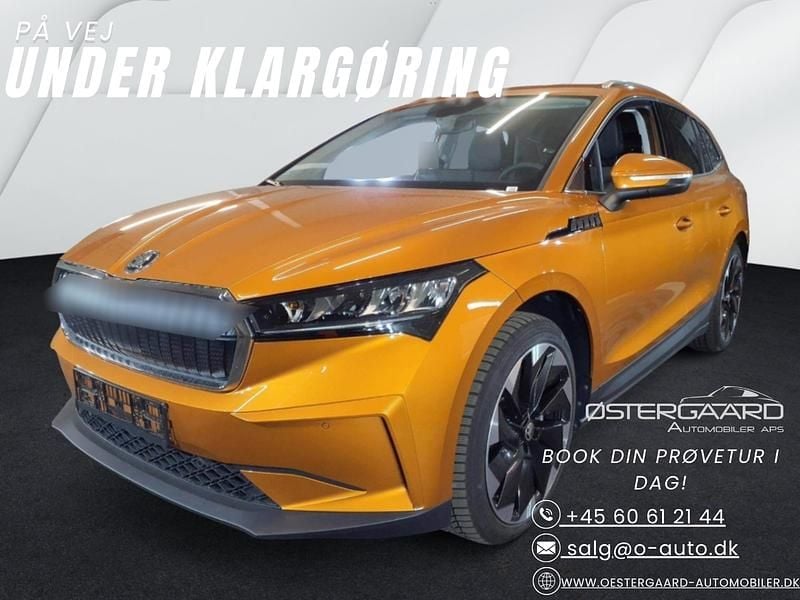 Orangemetal Brugt 2024 Skoda Enyaq iV SUV | 339.700 kr. (Super pris) - Billede 1/3