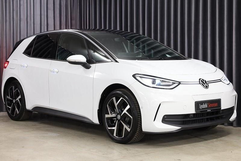 Hvid Ny 2025 VW ID.3 Pro Hatchback | 259.900 kr. - Billede 1/4