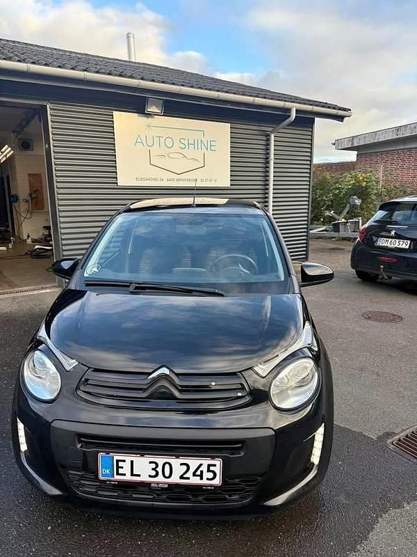 Sort Brugt 2018 Citroën C1 PureTech Hatchback | 39.900 kr. (God pris) - Billede 1/4