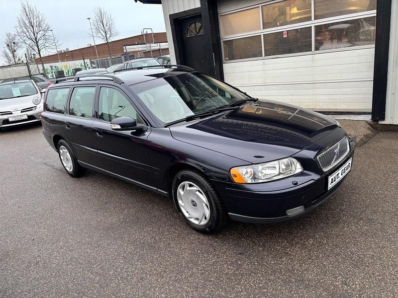 Mørkblåmetal Brugt 2007 Volvo V70 Momentum Stationcar | 74.900 kr. (Fair pris) - Billede 1/4