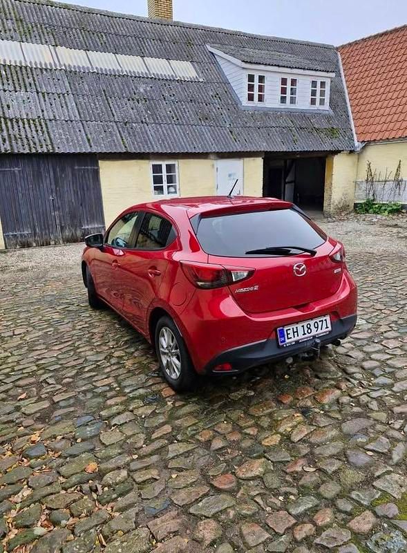 Brugt Mazda 2 Vision 90 HK (66 kW) 2015 Rød Hatchback