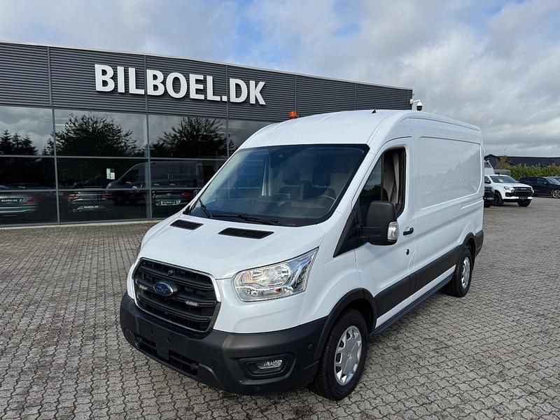 Hvid Brugt 2021 Ford Transit Trend Van | 219.800 kr. - Billede 1/4