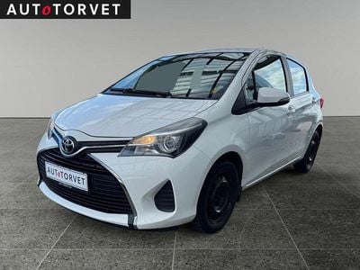 Hvid Brugt 2016 Toyota Yaris Touch Hatchback | 49.700 kr. (God pris)