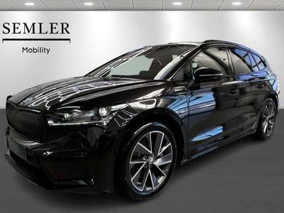 Sortmetal Brugt 2021 Skoda Enyaq iV SportLine SUV | 299.900 kr. (Lidt for dyr)