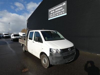 brugt VW Transporter Dobb.Kab. 2,0 CR TDI MANDSKABSBIL 140HK Ladv./Chas. Man. 2014