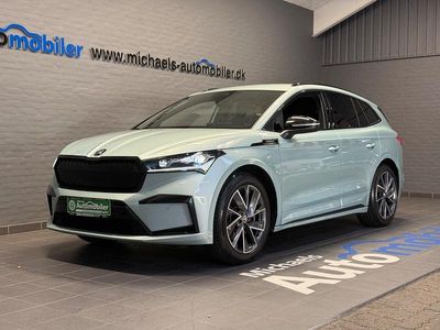 Turkis Brugt 2022 Skoda Enyaq iV SportLine SUV | 319.900 kr. (Dyr)