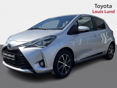 brugt Toyota Yaris Hybrid 1,5 Hybrid H3 Smartpakke E-CVT 100HK 5d Trinl. Gear