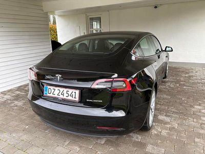 Brugt Tesla Model 3 Long Range AWD 366 kW (498 HK) 2023 Sort Sedan