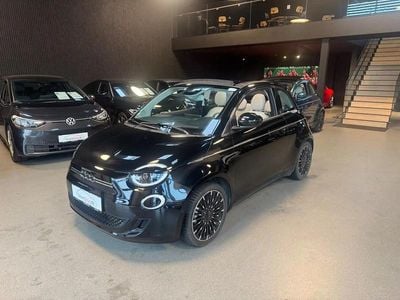 Sortmetal Brugt 2022 Fiat 500e La Prima Cabriolet | 179.000 kr.