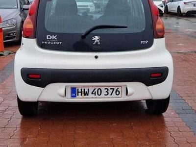 Hvid Brugt 2012 Peugeot 107 Access Hatchback | 26.996 kr. (Lidt for dyr)