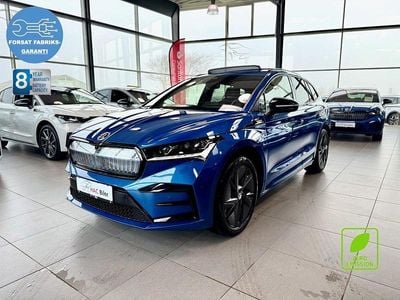 Blåmetal Brugt 2024 Skoda Enyaq iV RS SUV | 389.700 kr. (Fair pris)