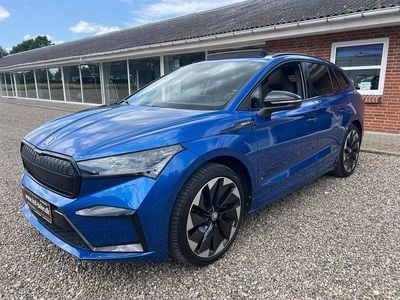 Race blue Brugt 2023 Skoda Enyaq iV SportLine SUV | 339.900 kr. (Dyr)