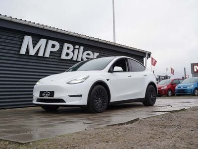 Hvid Brugt 2022 Tesla Model Y Long Range SUV | 269.900 kr. (God pris)