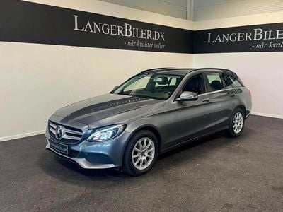 Gråmetal Brugt 2017 Mercedes C220 Business Stationcar | 219.500 kr. (Super pris)