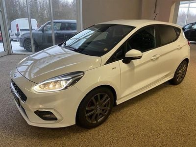 Hvid Brugt 2018 Ford Fiesta ST-Line Hatchback | 89.900 kr. (God pris)