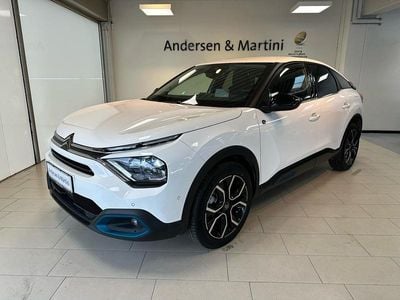Hvid Brugt 2022 Citroën e-C4 Shine Hatchback | 124.400 kr. (God pris)
