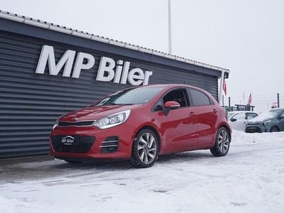 Brugt Kia Rio 86 HK (63 kW) 2017 Rød Hatchback