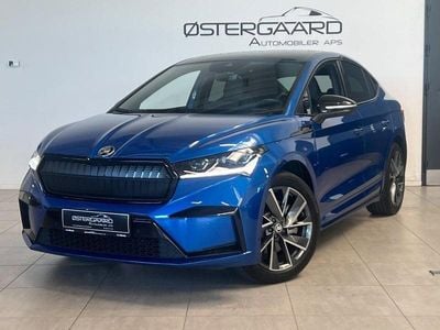 Blåmetal Brugt 2024 Skoda Enyaq iV SportLine SUV | 319.700 kr. (Fair pris)