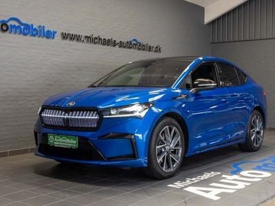 Blåmetal Brugt 2023 Skoda Enyaq iV SportLine SUV | 344.900 kr. (Dyr)