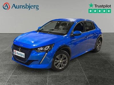 Blå met. Brugt 2021 Peugeot e-208 Allure Hatchback | 138.500 kr. (Fair pris)
