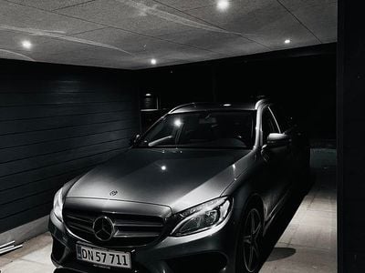 Grå Brugt 2018 Mercedes C220 AMG line Stationcar | 210.100 kr. (Lidt for dyr)