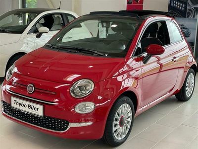 brugt Fiat 500C 1,0 Mild hybrid RED 70HK Cabr. 6g