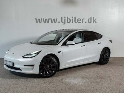 brugt Tesla Model 3 Performance AWD